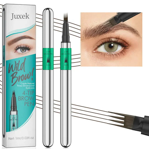 🌟Juxek™✨ 4D Brow Pen – For Natural, All-Day Eyebrow & Eyeliner Perfection! 💁♀