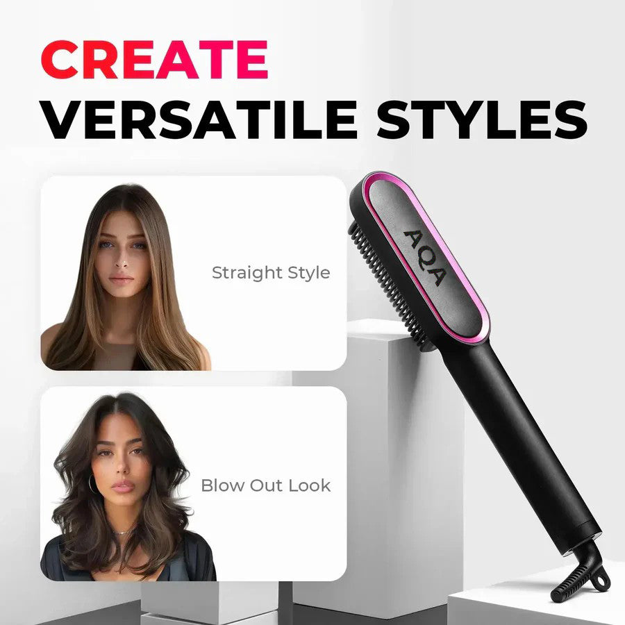 AQA Pro 2-in-1 Hair Straightening Comb