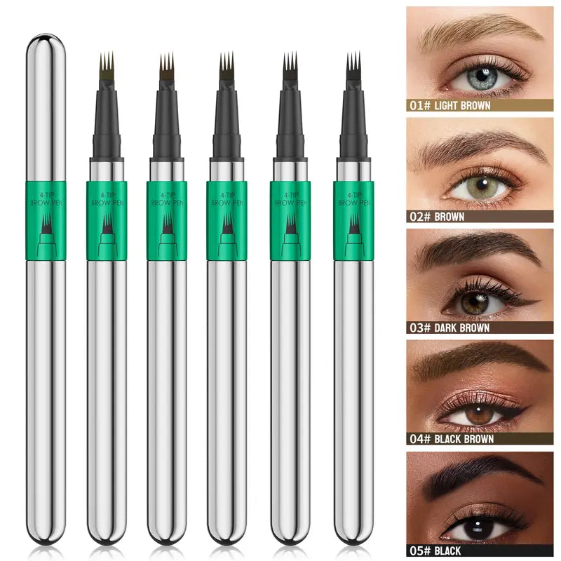 🌟Juxek™✨ 4D Brow Pen – For Natural, All-Day Eyebrow & Eyeliner Perfection! 💁♀