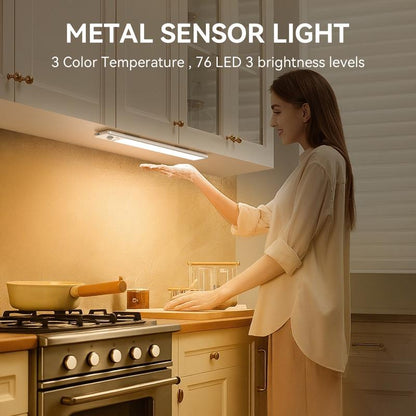 QIAWI  Under Cabinet Lightsm,76LED Motion Sensor Night Light Indoor