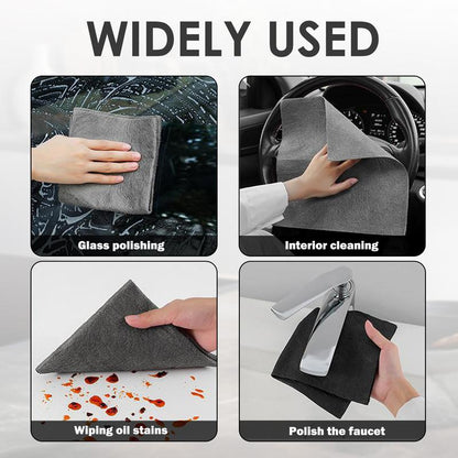 Magic Cleaning Cloth: Reusable, thickened, streak-free—easy shine!