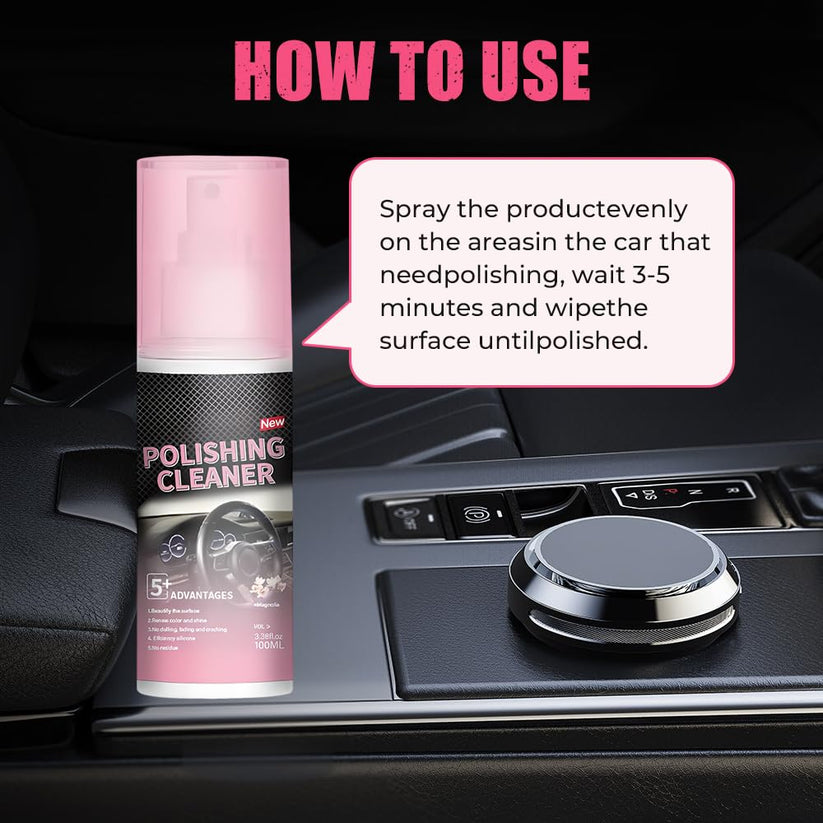 "🚨OFF Car Polishing Cleaner – Interior Like NEW!"