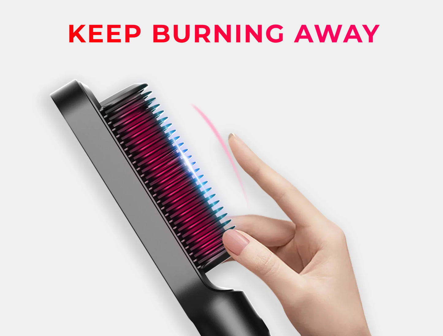 AQA Pro 2-in-1 Hair Straightening Comb