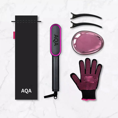 AQA Pro 2-in-1 Hair Straightening Comb