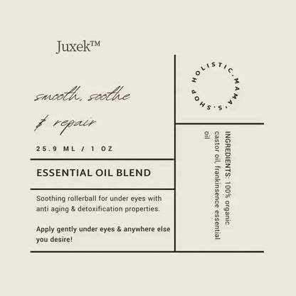 Juxek™ Essential Oil Eye Roller – Natural under-eye fix: puffiness, dark circles, lines